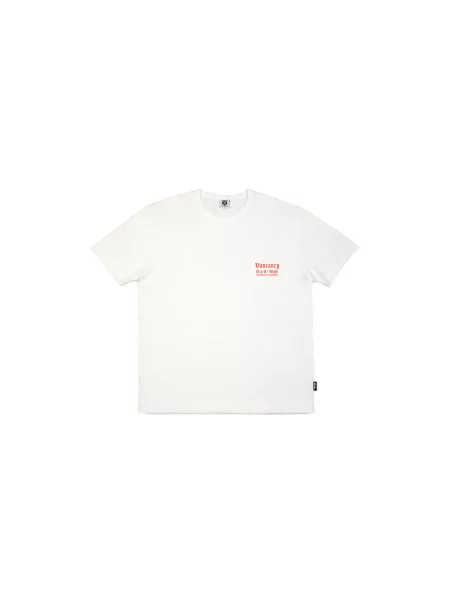 The Dudes Vacancy Premium T-Shirt Heavyweight Off-White Mężczyźni Koszulki The Dudes Krem Size: L biała