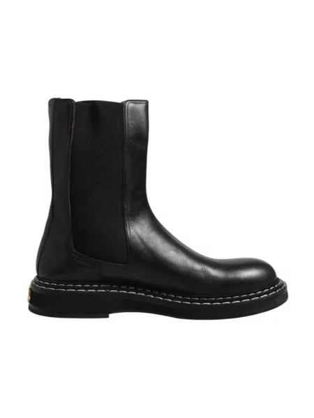 Botki Dolce And Gabbana z logo czarne