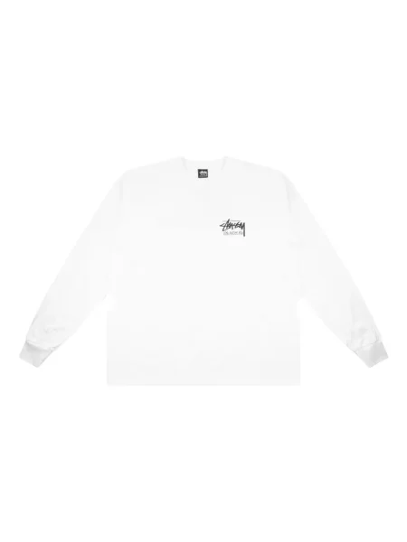 Tricou Stüssy lung alb