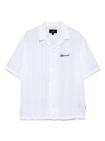 Cămașă Represent cu broderie alb