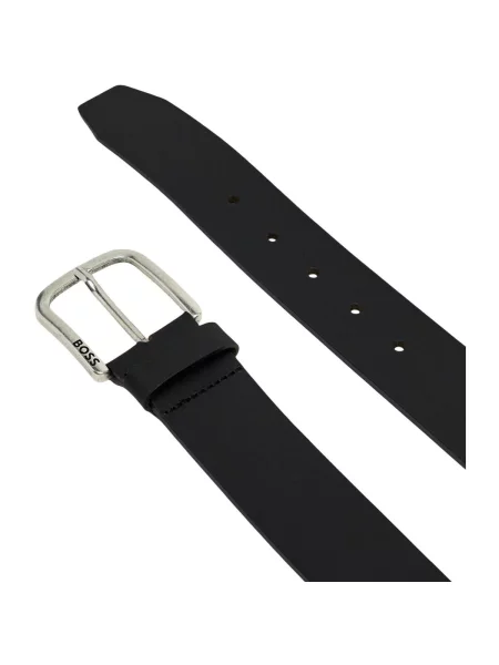 BOSS BLACK De piele curea Janni negru