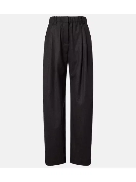 Pantaloni Brunello Cucinelli de lână gri
