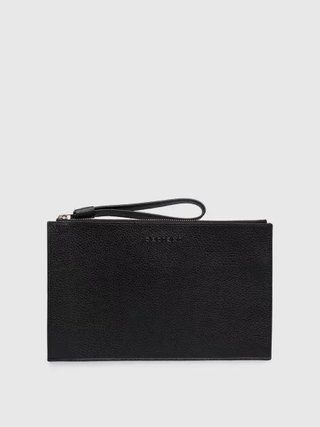 Кожаная сумка Orciani черная