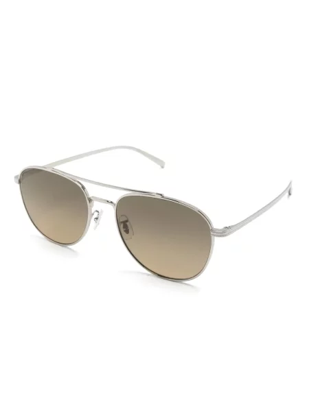 Saulės akiniai Oliver Peoples sidabrinė