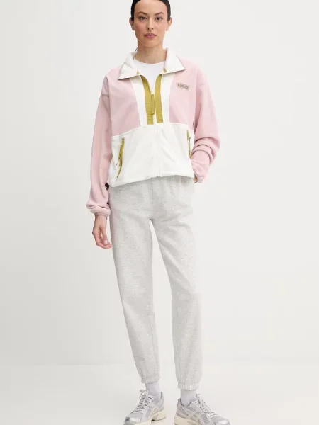 Columbia Fleecová mikina Backbowl II FZ Fleece ružová