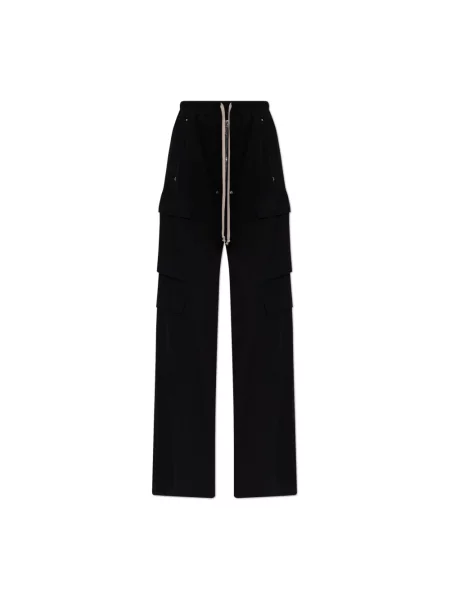Spodnie cargo Rick Owens czarne