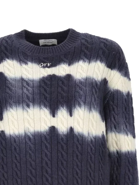 Pulover Off-white alb