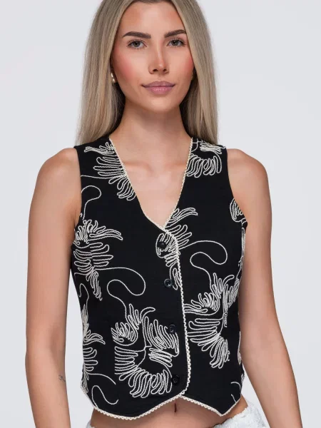 Vestă Ombre negru