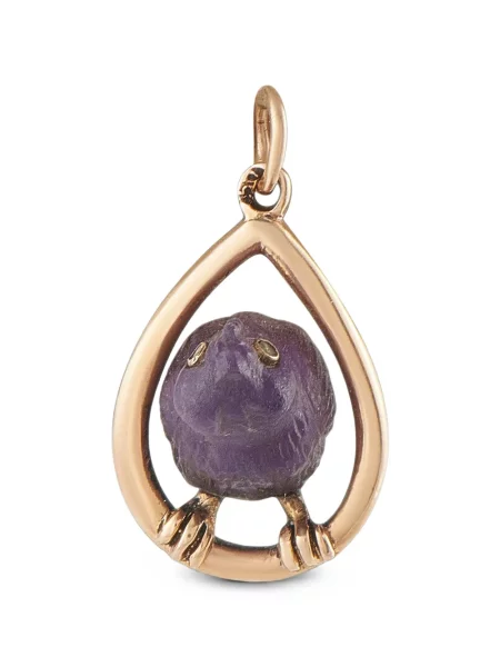 Pandantiv Fabergé roz