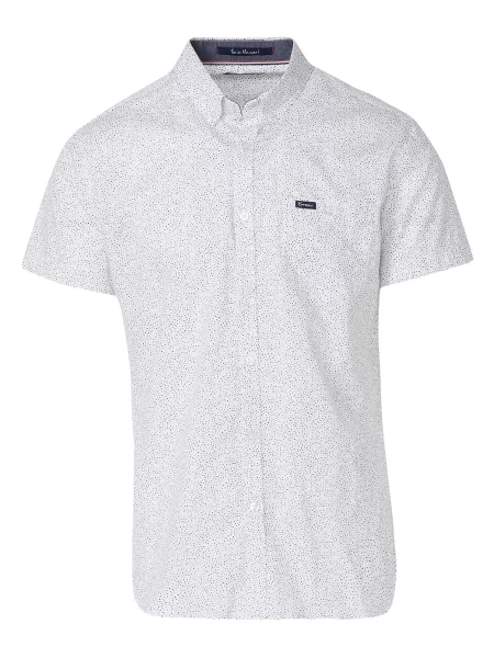 KOROSHI Cămașă negru alb