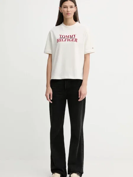 Tommy Hilfiger kratka majica bež