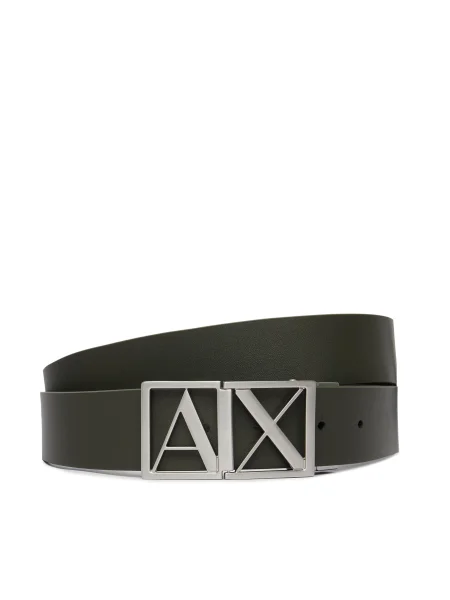 Curea Armani Exchange din piele negru