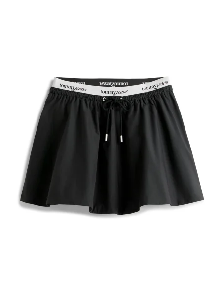 Tommy Jeans Fustă / alb negru