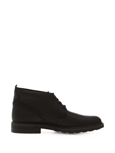 Cizme scurte Clarks cu șireturi din dantelă negru