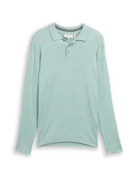 TOM TAILOR Pulover amestecat verde