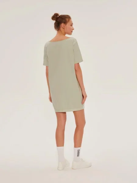 Платье мини Diverse зеленое