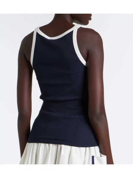 Top Prada tricotate albastru