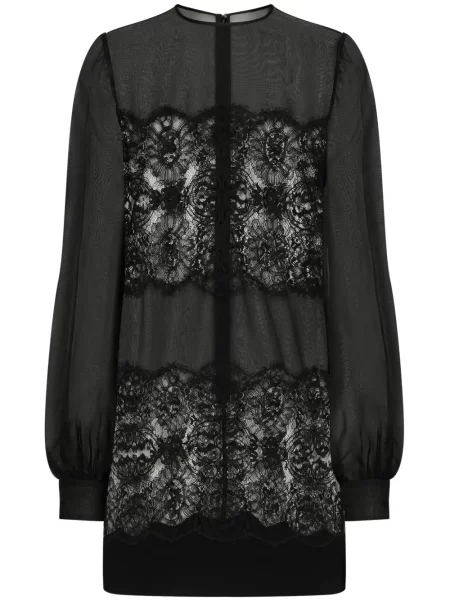 Rochie Dolce & Gabbana din organza de costum negru