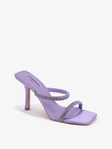 Pantofi cu toc Boto violet
