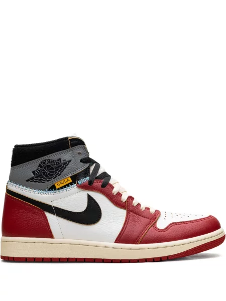 Sneakerși Jordan Air Jordan 1 din muselină alb