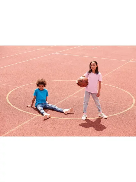 Tricou copii Fruit Of The Loom roz