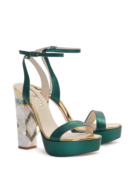 Sandale Freya Rose cu bretele verde