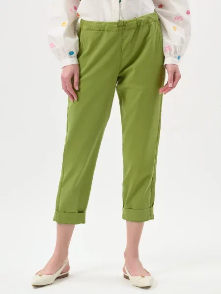 Штани Max Mara зелені
