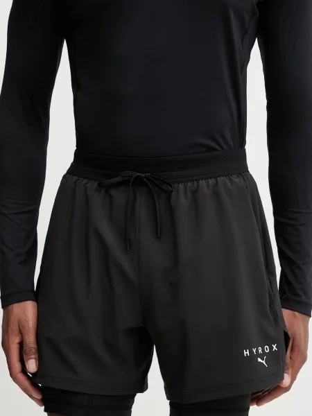 Puma pantaloni scurți de antrenament Dryelite HYROX negru