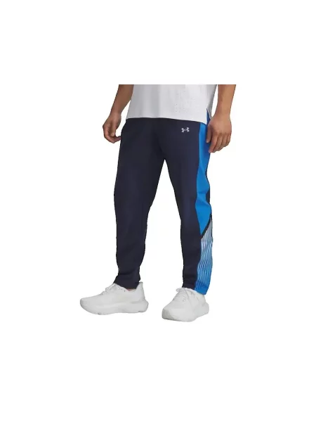 Spodnie Under Armour Velociti Storm Elastyczne niebieskie