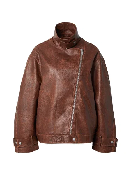 TOPSHOP Geacă de primăvară-toamnă ELIZABETH' maro