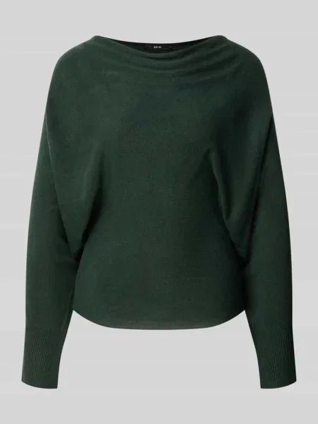 Sweter z dzianiny z lejącym dekoltem Zero