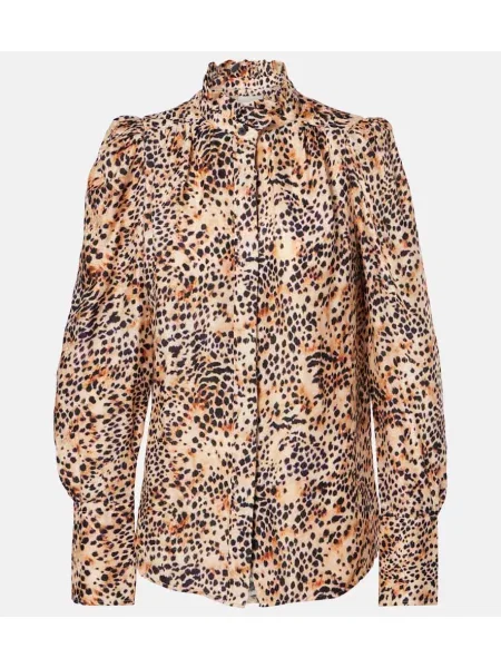 Bluză Isabel Marant cu imagine cu model leopard