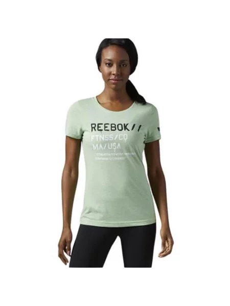 Koszulka treningowa Reebok zielona