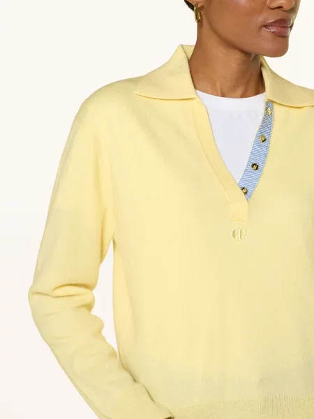 Claudie Pierlot Sweter gelb żółty