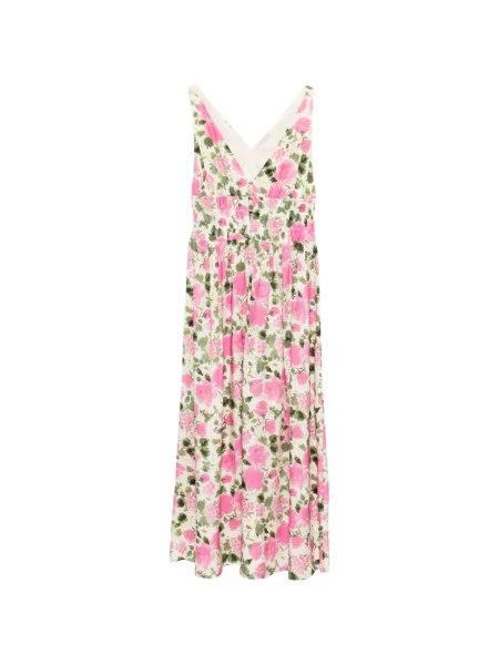 Rochie Liu Jo cu model floral cu decolteu în V de costum