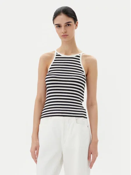 Pieces Топ Jane Slim Fit чорний