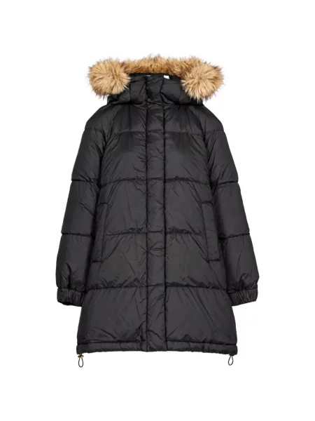 Παλτό Weekend Max Mara με κουκούλα μαύρο