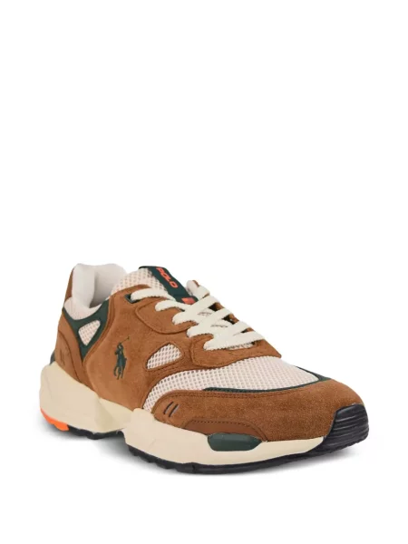 Szarvasbőr jogger Polo Ralph Lauren barna