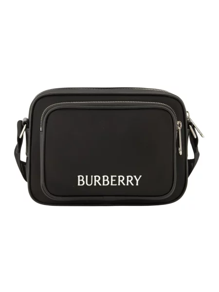 Torba crossbody Burberry skórzana czarna