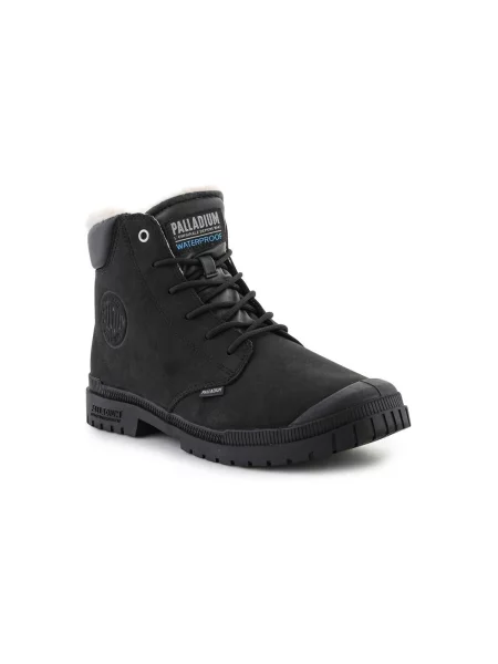 Turistická obuv Palladium Cuff Lth Wp Wl černá