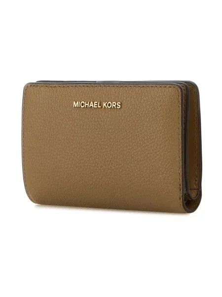 Portfel Michael Kors skórzany beżowy