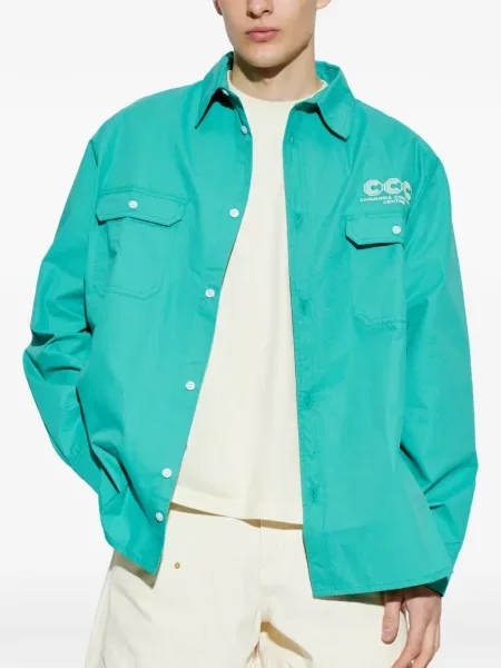 Košile Willy Chavarria s autogramem zelená