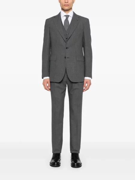 Pantaloni Polo Ralph Lauren de catifea cord gri