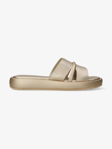Чехли Mexx LOTUS II PACHA с платформа златисто