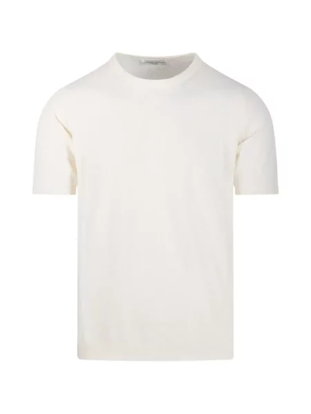 Tricou Roberto Collina cu decolteu rotund scurt