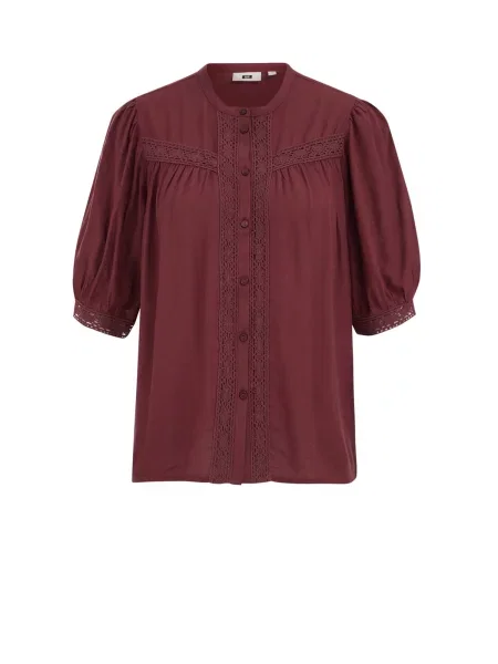 WE Fashion Bluză burgundy roșu