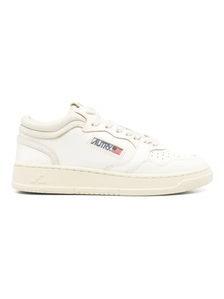 Sneakersy Autry skórzane białe