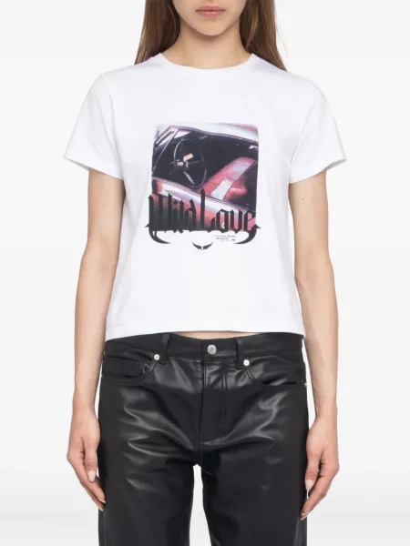 Тениска Zadig&voltaire с принт бяло
