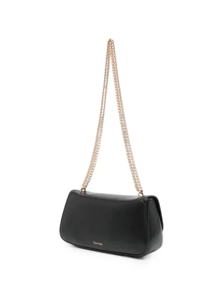 Colier Calvin Klein cu bretele cu autograf negru