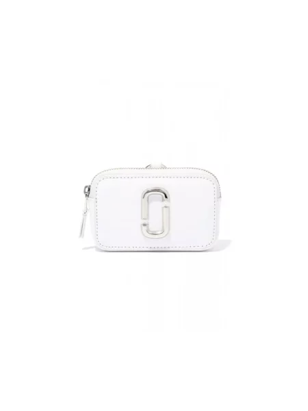 Zawieszka Marc Jacobs skórzana biała